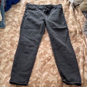 Buffalo David Bitton Women's Straight Leg Jeans in Charcoal Black